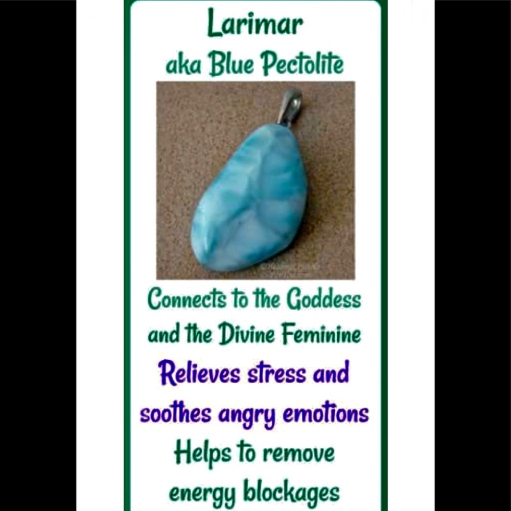 Larimar gemstone ring - Picture 7 of 11